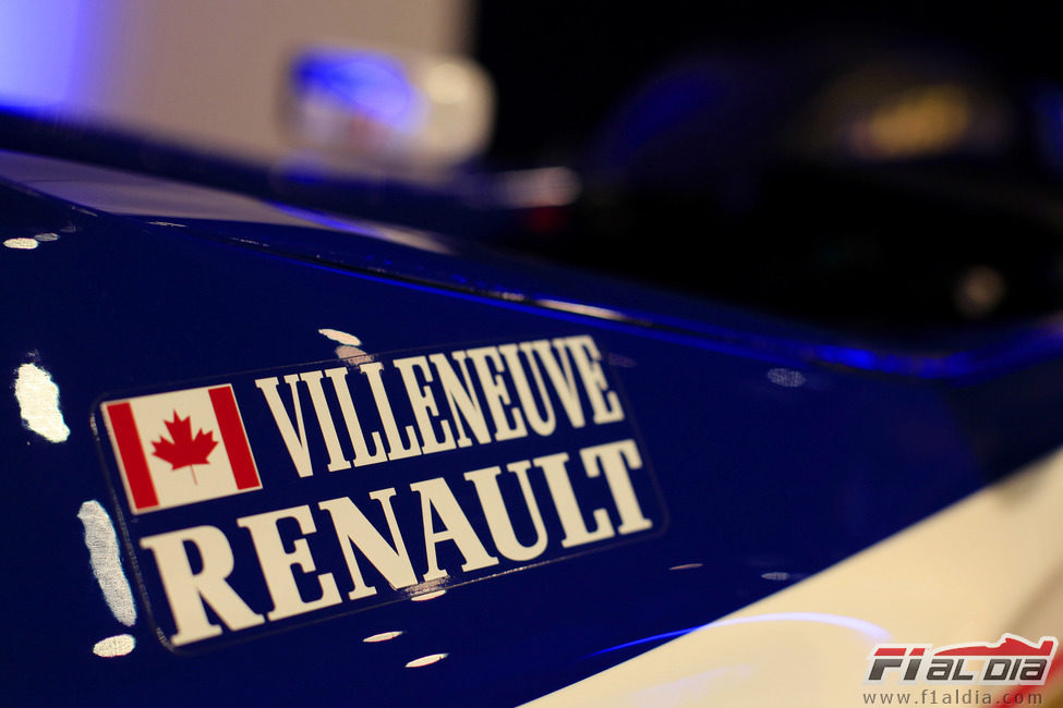 El Williams-Renault de Villeneuve