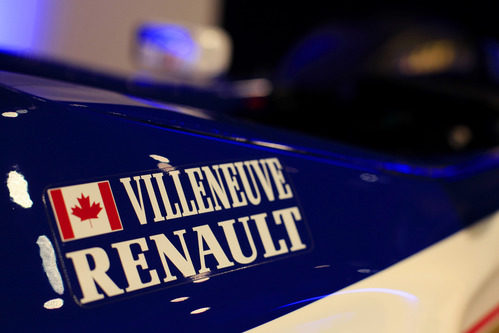 El Williams-Renault de Villeneuve