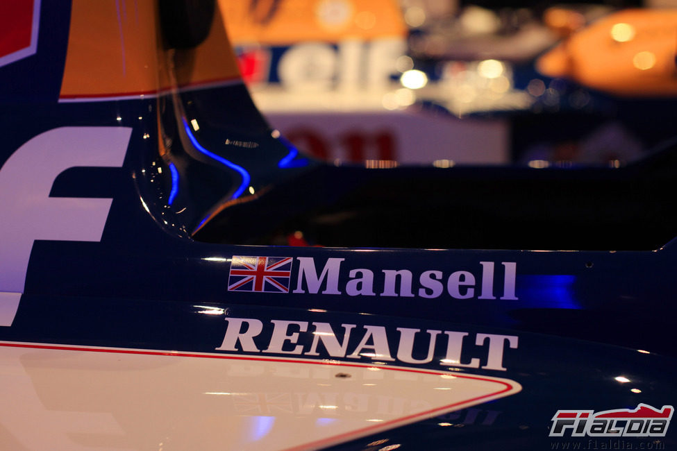 El Williams-Renault de Nigel Mansell