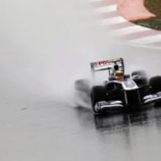 Pastor Maldonado en los libres del GP de Corea 2011