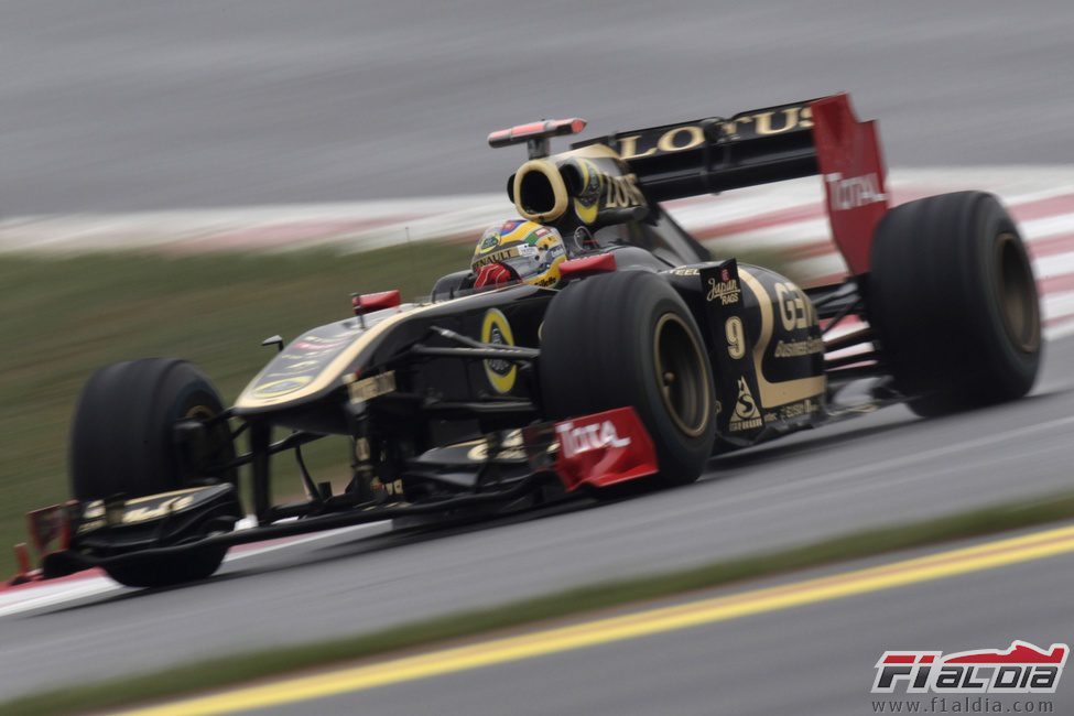 Bruno Senna en los entrenamientos del GP de Corea 2011