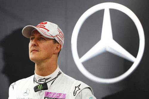 Michael Schumacher en el GP de Corea 2011
