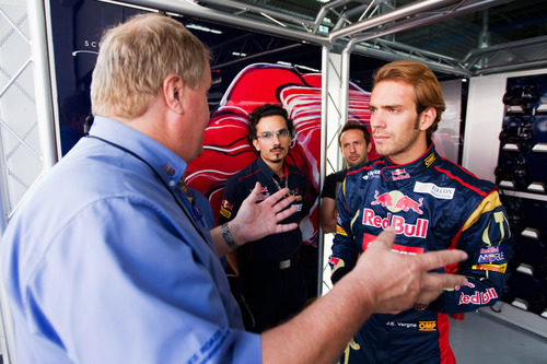 Jean-Eric Vergne con Toro Rosso en el GP de Corea 2011