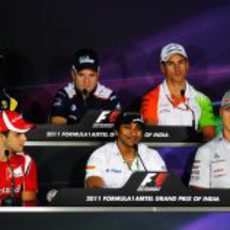 Rueda de prensa oficial de la FIA en la jornada del jueves en India