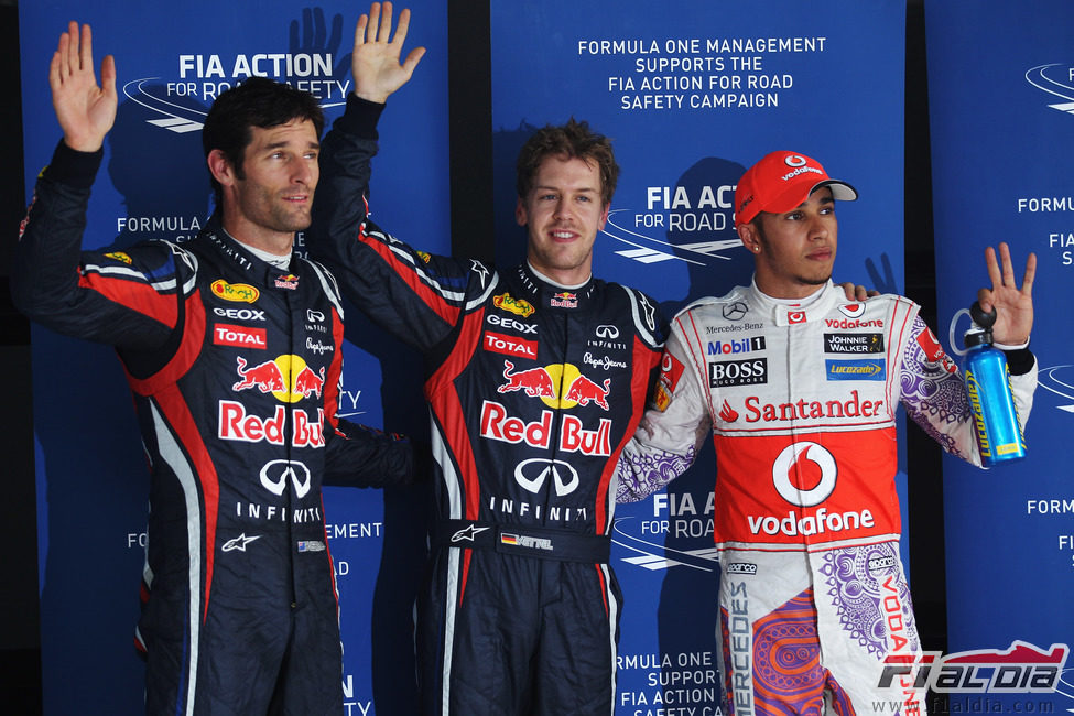 Sebastian Vettel logra la 'pole' en el GP de India 2011
