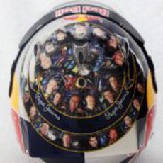 El casco de Vettel para el GP de India 2011