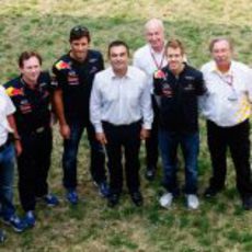 Las altas esferas del equipo Red Bull en India