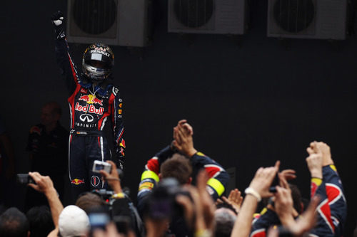 Sebastian Vettel gana el GP de India 2011