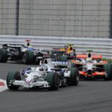 Heidfeld en el GP de Japón