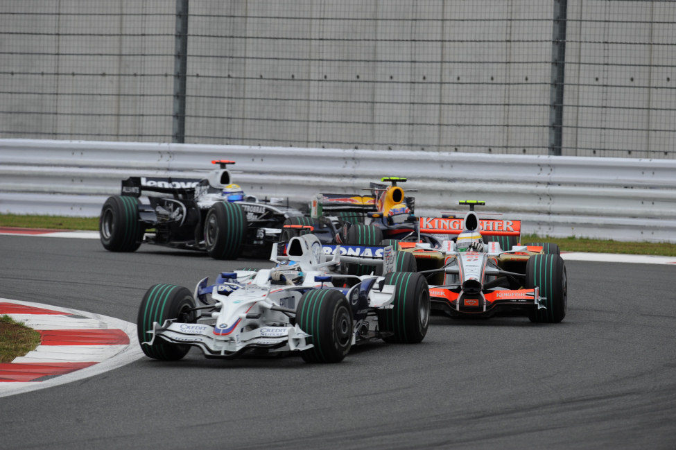 Heidfeld en el GP de Japón