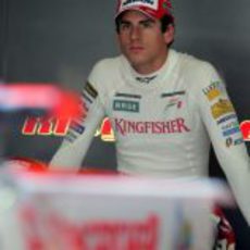 Sutil en su box