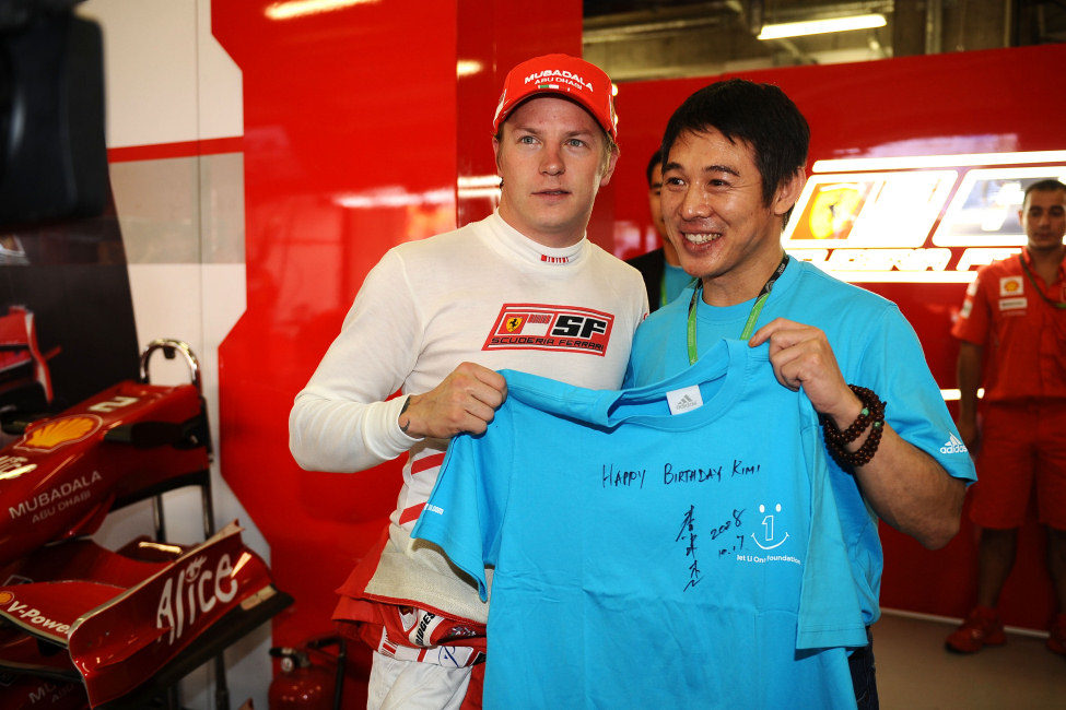 Jet Li y Raikkonen