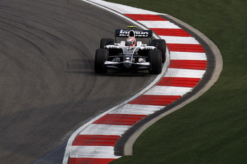 Nakajima en la pista