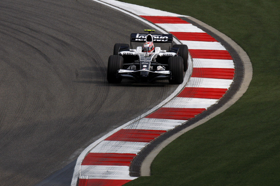 Nakajima en la pista