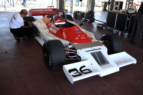 El Theodore TR1 con el que debutó Keke Rosberg