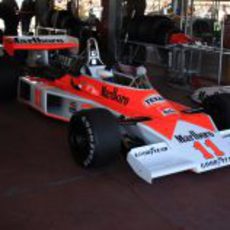 El McLaren M23 pilotado por James Hunt