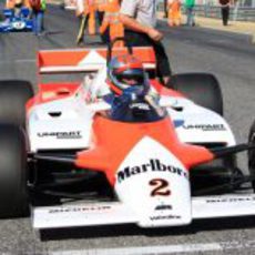 Bobby Verdon-Roe en la 'pole position' con su MP4/1B