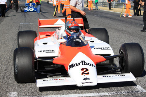 Bobby Verdon-Roe en la 'pole position' con su MP4/1B