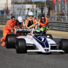 Problemas para el Brabham en la salida