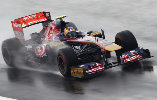 Jean-Eric Vergne a los mandos del Toro Rosso en Corea