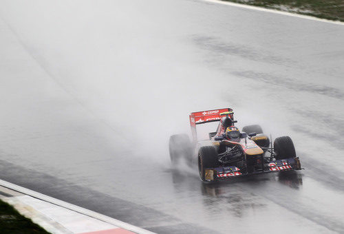 Jean-Eric Vergne con el STR6 en el GP de Corea 2011