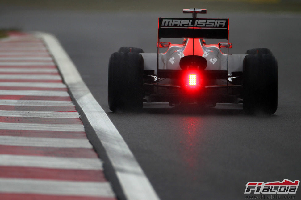 El Virgin durante los entrenamientos libres del GP de Corea 2011