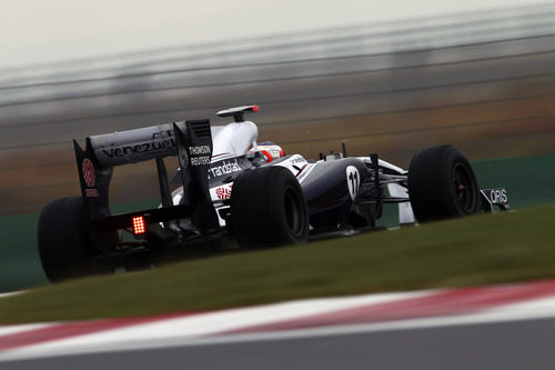 Rubens Barrichello en los libres del GP de Corea 2011