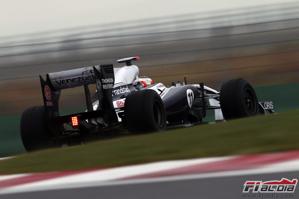 Rubens Barrichello en los libres del GP de Corea 2011