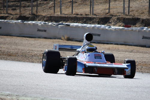 El Trojan T103 a la salida de la curva Fangio