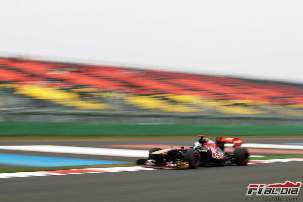 Buemi rueda rápido en Yeongam