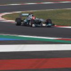 Michael Schumacher en la clasificación del GP de Corea 2011