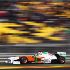 Adrian Sutil se coló 10º en la parrilla del GP de Corea 2011