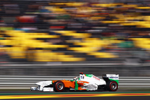 Adrian Sutil se coló 10º en la parrilla del GP de Corea 2011