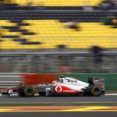 Jenson Button en la clasificación del GP de Corea 2011