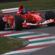 El Ferrari F2003-GA en las Finales Mundiales 2011