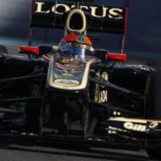 Lotus Renault GP dio la oportunidad a Romain Grosjean en Yas Marina