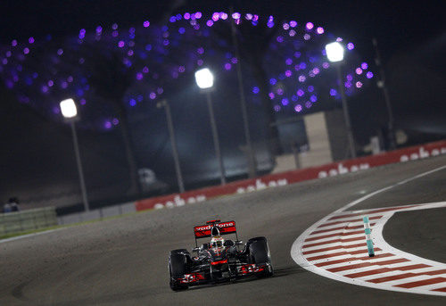 Última vuelta de la carrera para Lewis Hamilton