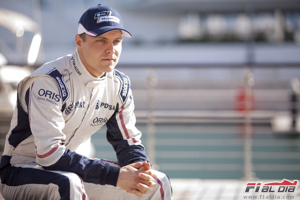 Valtteri Bottas en los test para jóvenes pilotos de Abu Dabi 2011