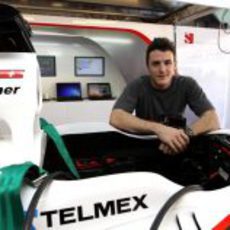 Fabio Leimer estuvo con Sauber en los test para jóvenes de Yas Marina