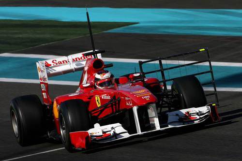 Aparatoso artefacto en el Ferrari de Jules Bianchi en Abu Dabi