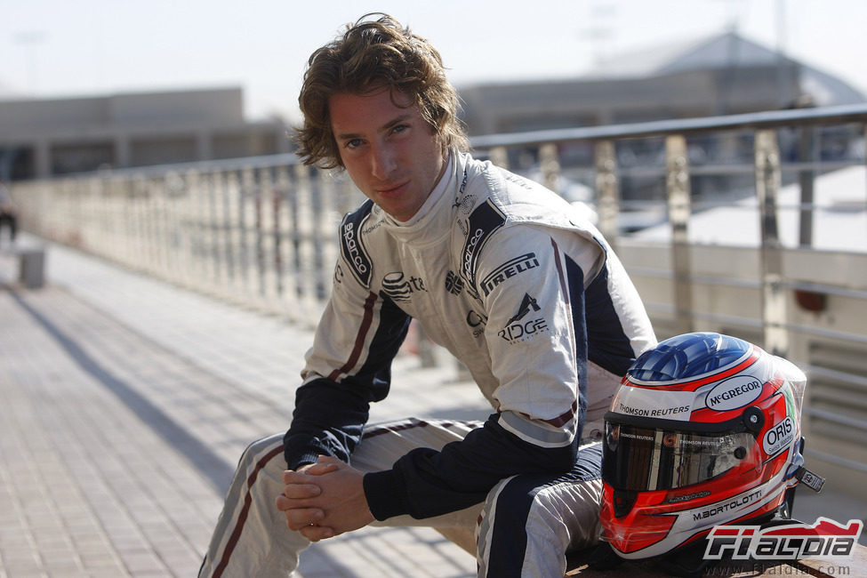 Mirko Bortolotti con Williams en los test de Abu Dabi 2011