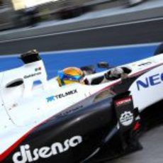 Gutiérrez sale a pista con el Sauber en los test para jóvenes de Abu Dabi 2011