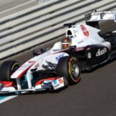 Esteban Gutiérrez en los test para jóvenes de Abu Dabi 2011