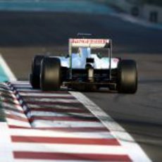 El Force India en los test para jóvenes pilotos de Abu Dabi 2011