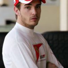 Jules Bianchi en los test para jóvenes pilotos de Abu Dabi 2011