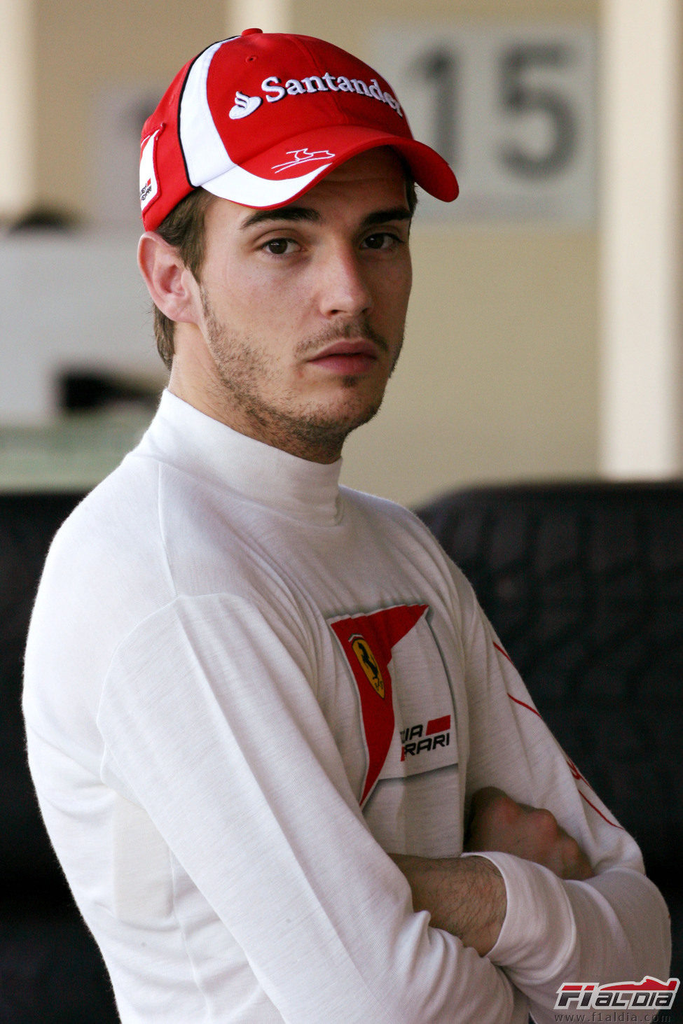 Jules Bianchi en los test para jóvenes pilotos de Abu Dabi 2011