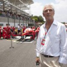 Marco Tronchetti, presidente de Pirelli, en el GP de Brasil 2011