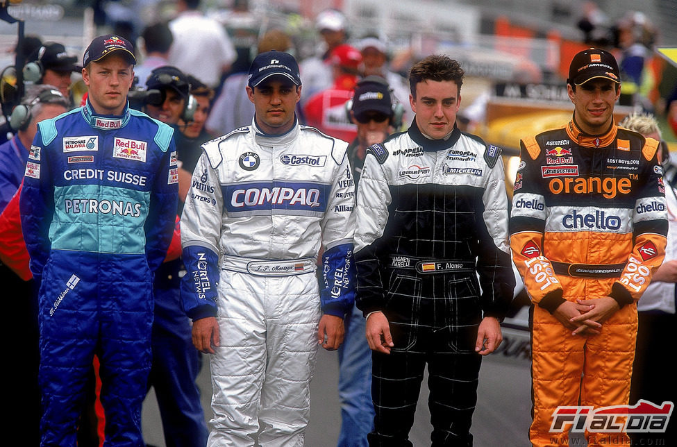 Räikkönen (Sauber), Montoya (Williams), Alonso (Minardi) y Bernoldi (Arrows) debutan en el GP de Australia 2001