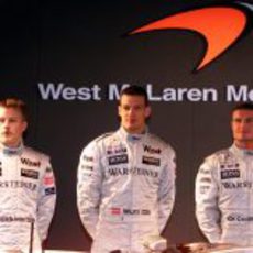 McLaren presenta a sus pilotos para la temporada 2002