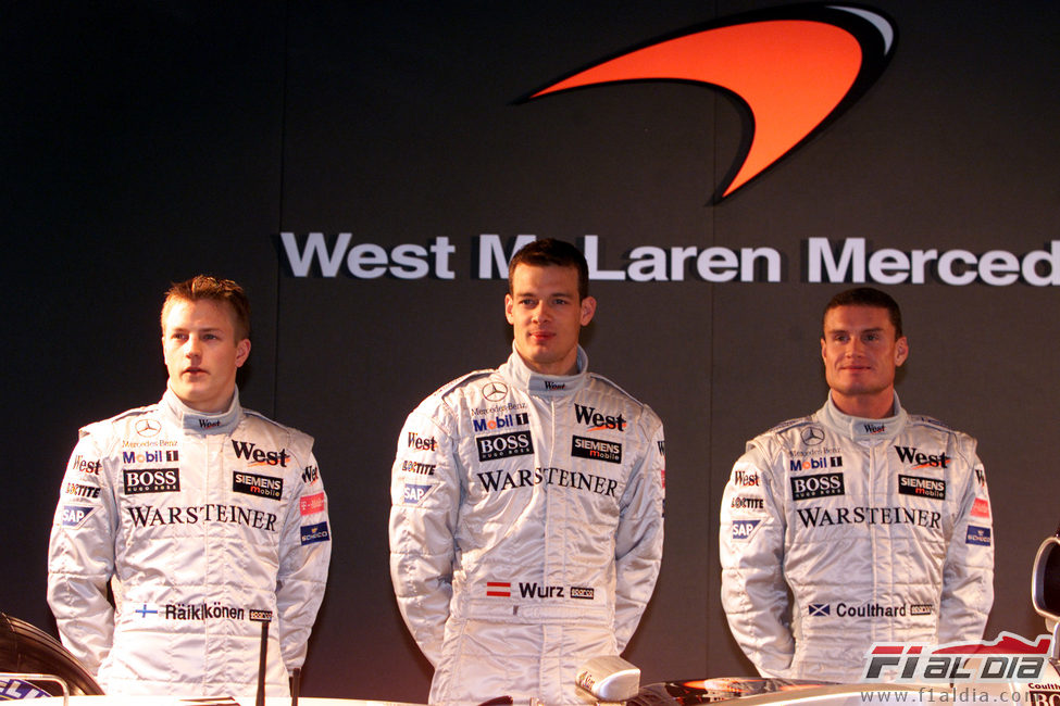 McLaren presenta a sus pilotos para la temporada 2002
